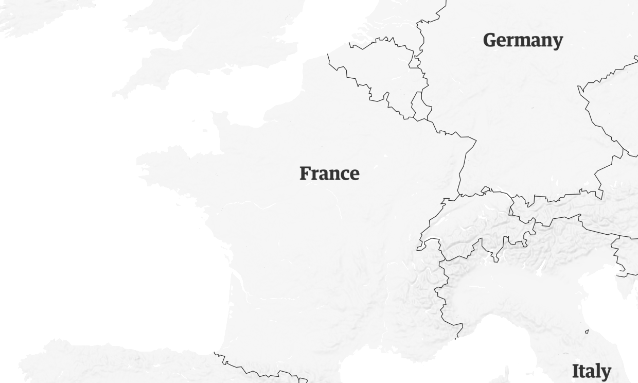 map kerusuhan Perancis