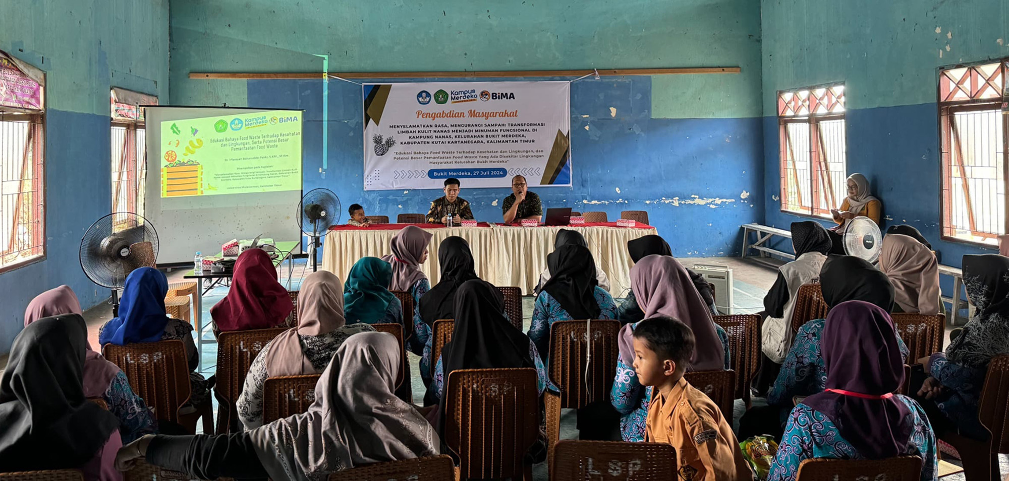 2024 Kesmas Unmul Gelar Edukasi Masyarakat Kelurahan Bukit Merdeka