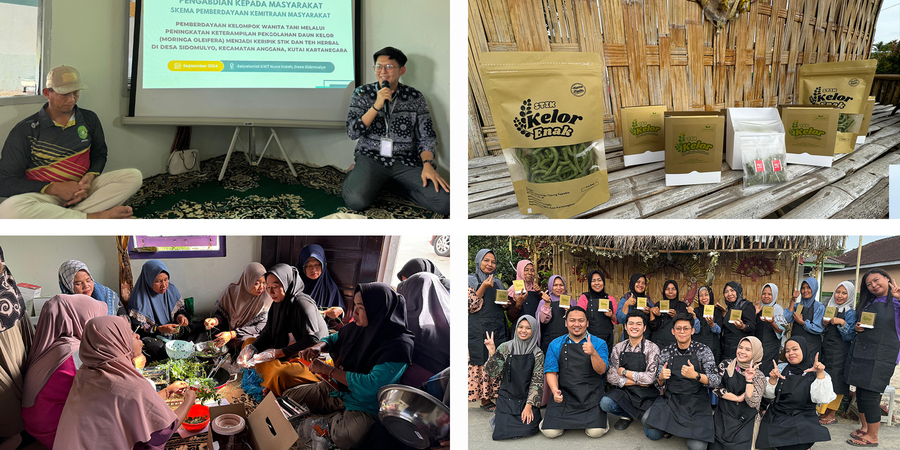 2024 C Pemberdayaan Kelompok Wanita Tani melalui Peningkatan Keterampilan Pengolahan Daun Kelor