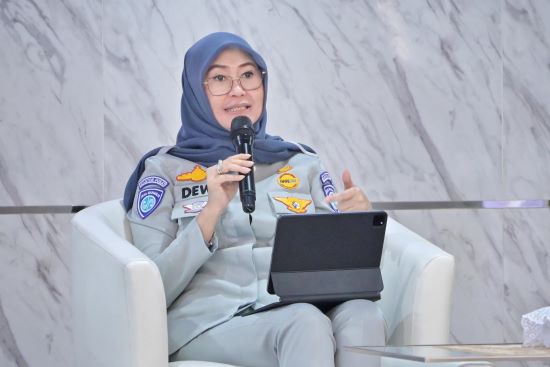 Direktur Operasional PT Jasa Raharja Dewi Aryani Suzana