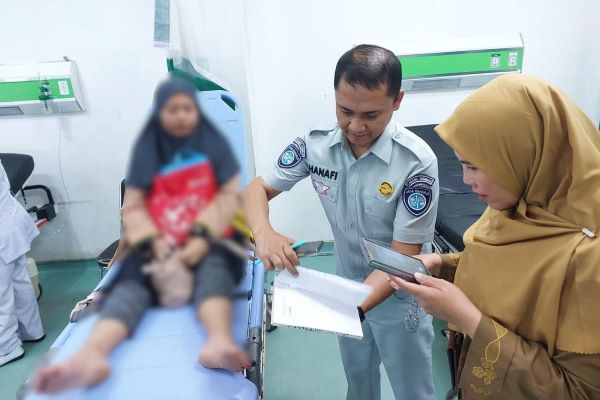 Jasa Raharja Jamin Korban Kecelakaan Bus Padang Panjang- Sumatera Barat