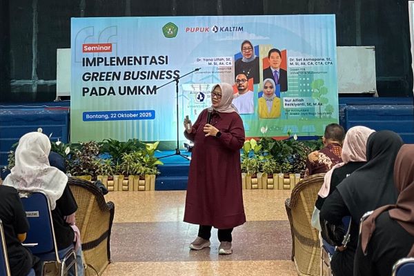 FEB Unmul dan Pupuk Kaltim Dorong UMKM Terapkan Green Business: Membangun Ekonomi Hijau dari Bontang