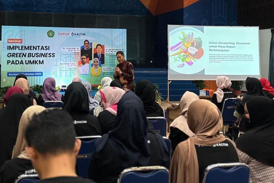 FEB Unmul dan Pupuk Kaltim Dorong UMKM Terapkan Green Business: Membangun Ekonomi Hijau dari Bontang