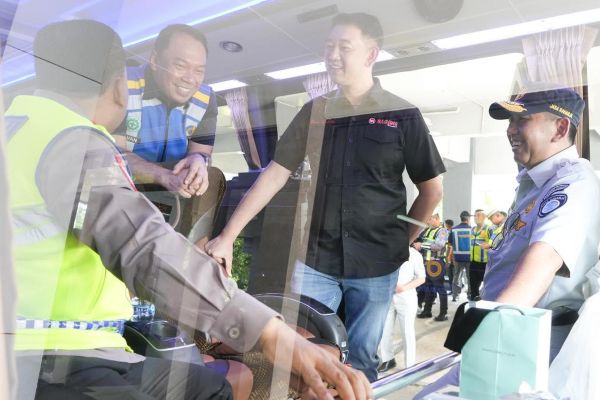 600 WK2 Jasa Raharja mengikuti Apel Persiapan Pengamanan Lebaran 2026