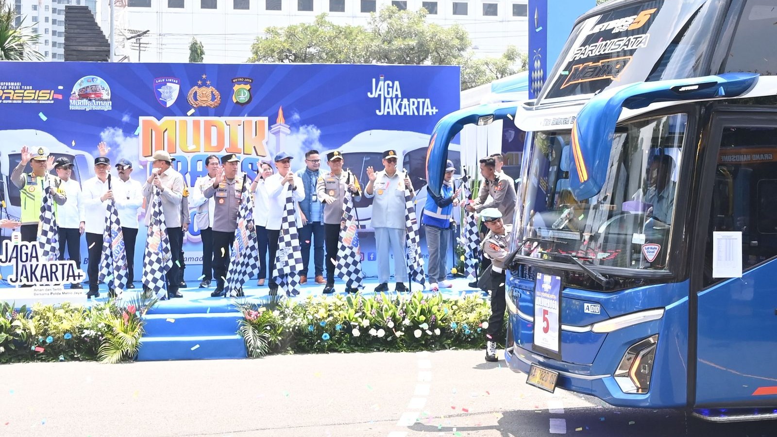 Jasa Raharja Hadiri Pelepasan Mudik Gratis Polri Presisi 2026, Wujud Sinergi Negara Hadir dalam Melayani Masyarakat