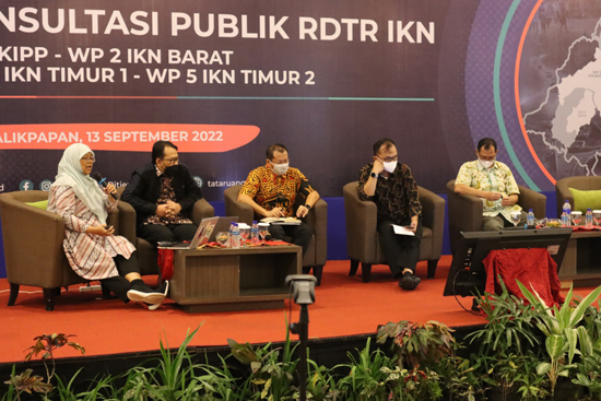 Narsum  Konsultasi Publik RDTR IKN, Selasa (13/9/2022) di Hotel Platinum Balikpapan, Kalimantan Timur.
