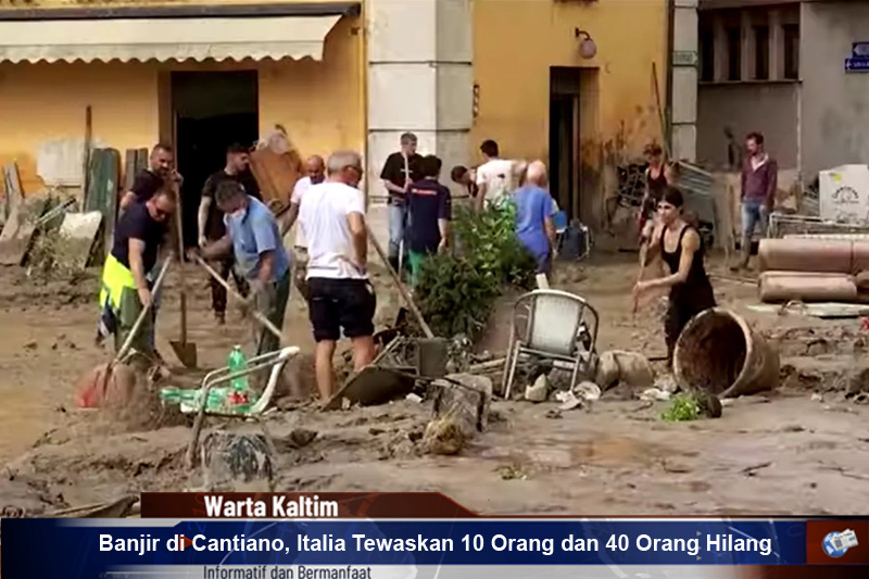 Banjir di Cantiano Italia Tewaskan 10 Orang dan 40 Orang Hilang