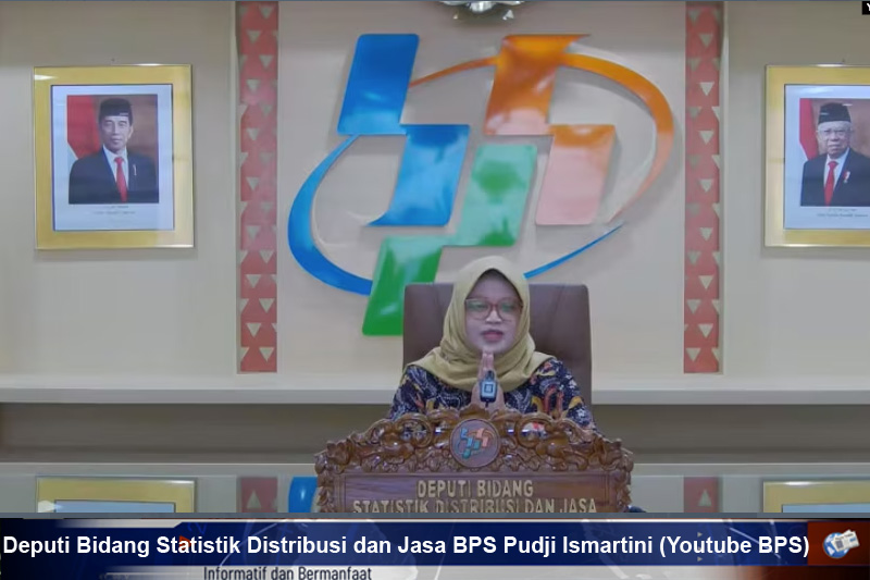 Deputi Bidang Statistik Distribusi dan Jasa BPS Pudji Ismartini Youtube BPS