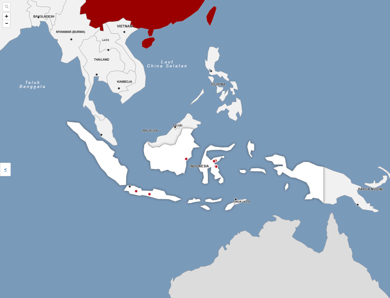 Peta Investasi Cina di Indonesia